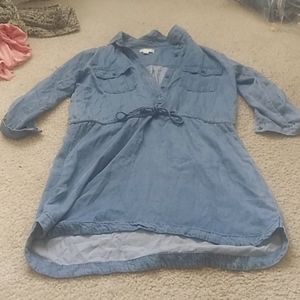Love, fire denim light blue women's dress